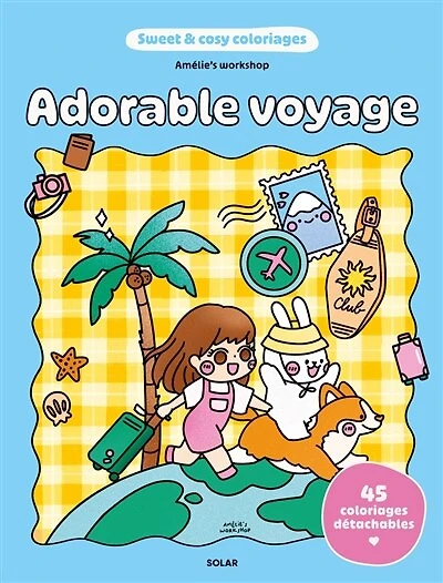 Adorable voyage - sweet and cosy coloriage