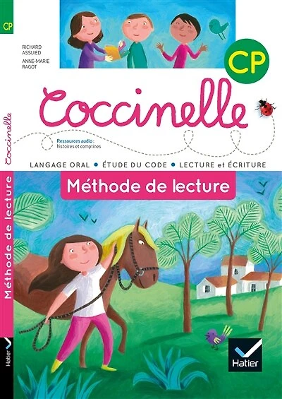 Coccinelle, méthode de lecture CP: langage oral, étude du code, lecture et écriture