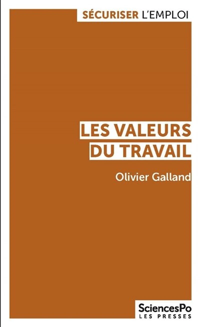 Les valeurs du travail: contrastes et évolutions en France et dans les pays développés