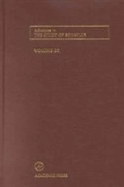 Advances In The Study Of Behavior