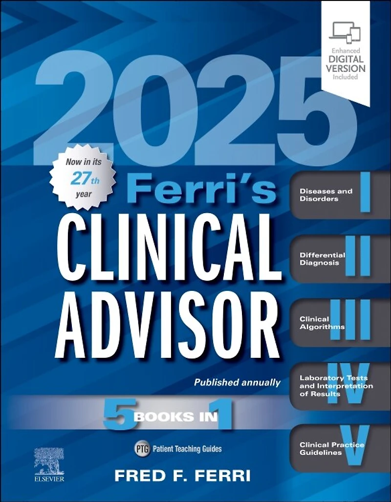 Ferri's Clinical Advisor 2027: 5 Books 1