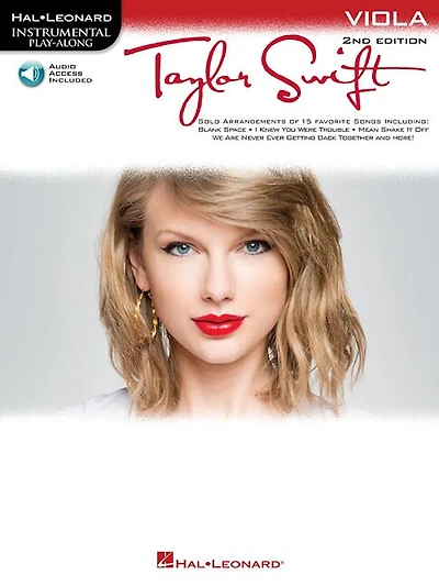 Taylor Swift: Viola Play-along Book With Online Audio