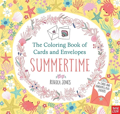 The Coloring Book of Cards and Envelopes: Summertime