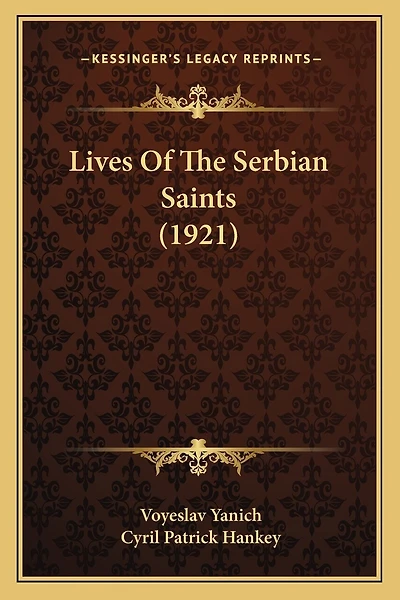 Lives Of The Serbian Saints (1921)