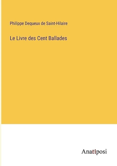 Le Livre des Cent Ballades
