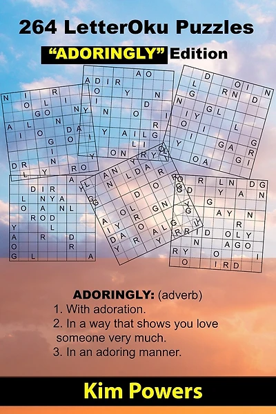 264 LetterOku Puzzles "ADORINGLY" Edition: Letter Sudoku Brain Exercise