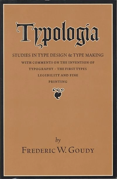 Typologia: Studies in Type Design and Type Making