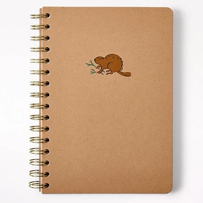 A5 Spiral Notebook, Paperboard Cover, Groundhog