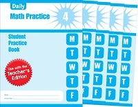 Daily Math Practice, Grade 4 Student Edition Workbook (5-pack)