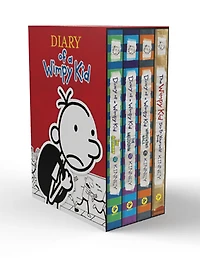 Diary of a Wimpy Kid Box of Books 12-14 Plus The Wimpy Kid Do-It-Yourself Book: Hardcover Gift Set