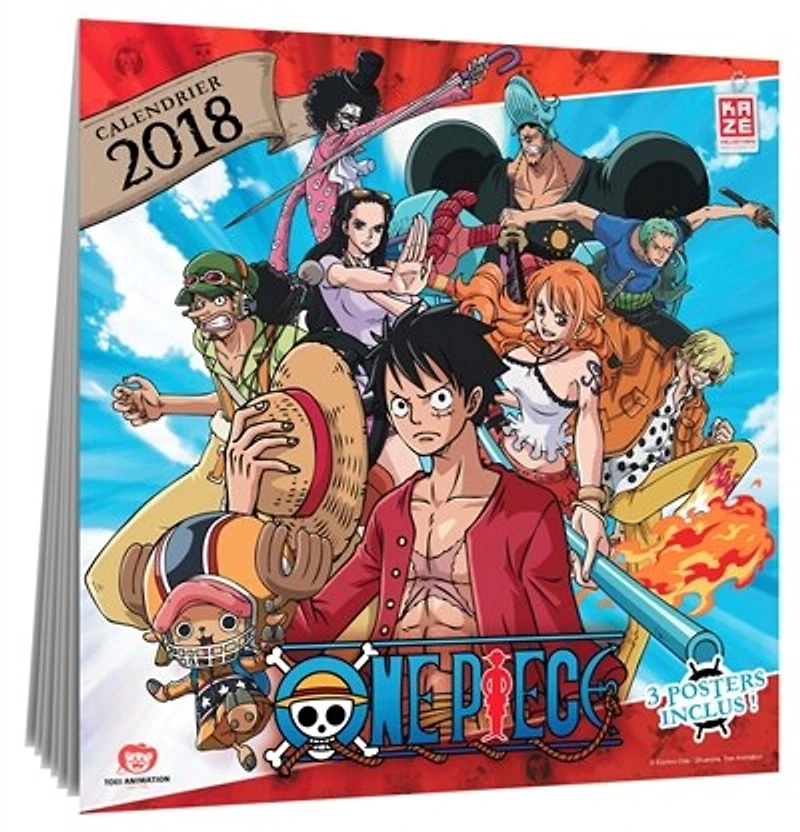 One piece: calendrier 2018