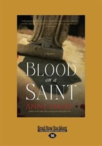 Blood On A Saint: A Mystery (Large Print 16pt)