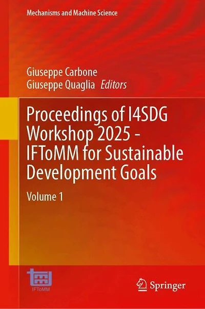 Proceedings of I4SDG Workshop 2025 - IFToMM for Sustainable Development Goals: Volume 1