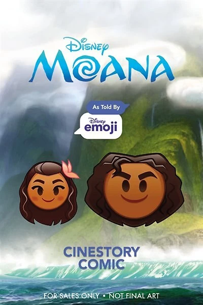 Disney Moana As Told By Emoji Cinestory Comic