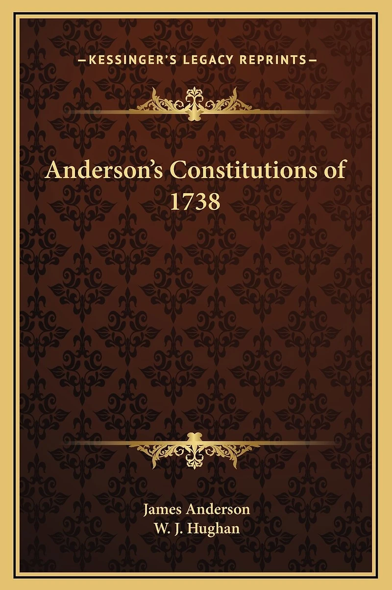 Anderson's Constitutions of 1738