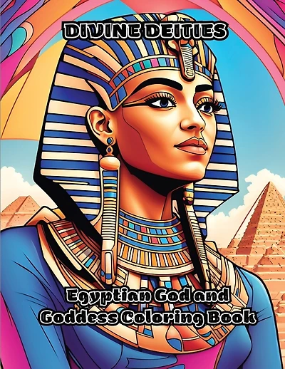 Divine Deities: Egyptian God and Goddess Coloring Book