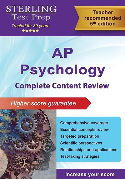 Sterling Test Prep AP Psychology: Complete Content Review for AP Psychology Exam