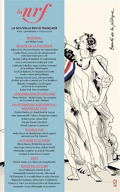 Nouvelle revue française, n°652. Beauté de la politique