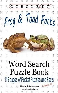 Circle It, Frog and Toad Facts, Word Search, Puzzle Book