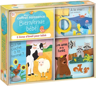 Mon coffret naissance: 4 livres d'éveil pour bébé