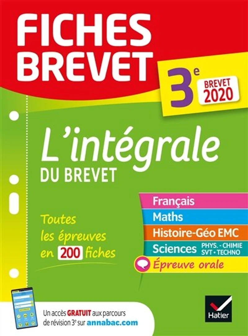 L' intégrale du brevet, 3e: brevet 2020