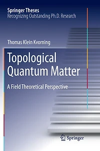 Topological Quantum Matter: A Field Theoretical Perspective