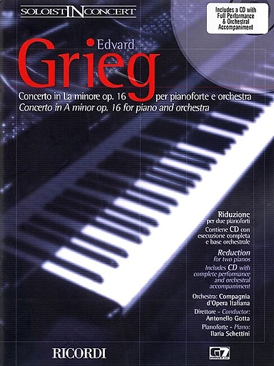 Concerto in A Minor, Op. 16: for Piano and Orchestra Soloist in Concert Series
