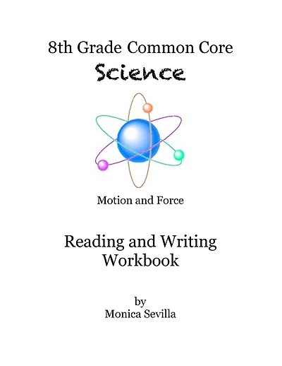 8th grade Science Motion and Forces Workbook