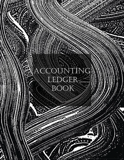 Accounting Ledger: General Business Ledger Checking Account Transaction Register Cash Book For Bookkeeping 7 Column Pa