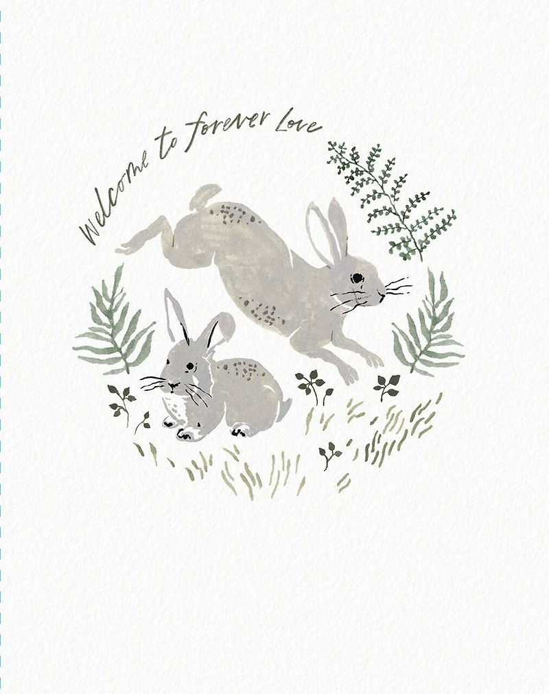 Love Muchly Greeting Cards: Baby - Welcome to forever love (Pack of 6)