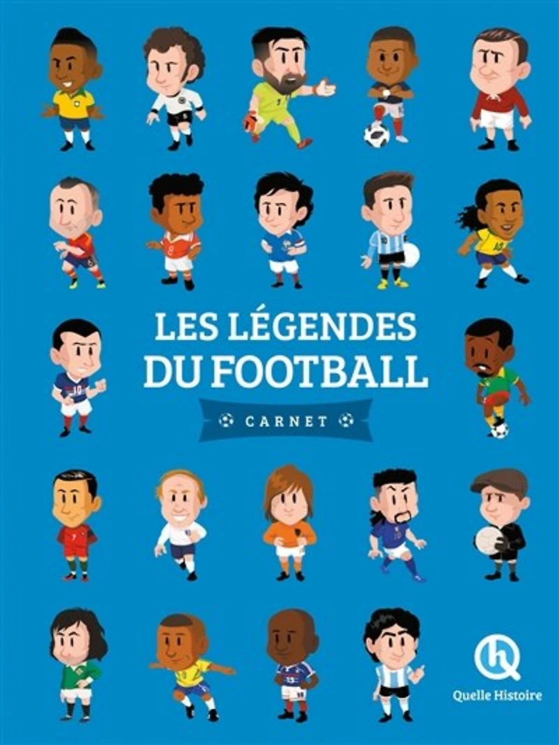 Les légendes du football: carnet