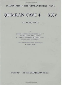 Discoveries in the Judaean Desert: Volume XXXV. Halakhic Texts