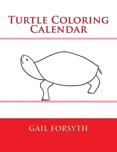 Turtle Coloring Calendar