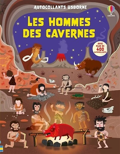 Les hommes des cavernes: Autocollants Usborne