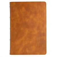 CSB Giant Print Bible, Holman Handcrafted Collection, Marbled Olive Premium Calfskin
