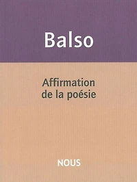 Affirmation de la poésie