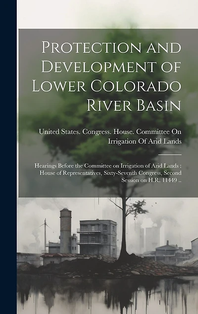 Protection and Development of Lower Colorado River Basin: Hearings Before the Committee on Irrigation of Arid Lands: House of Representatives, Sixty-Seventh Congress, Second Session on H.R. 11449 ..