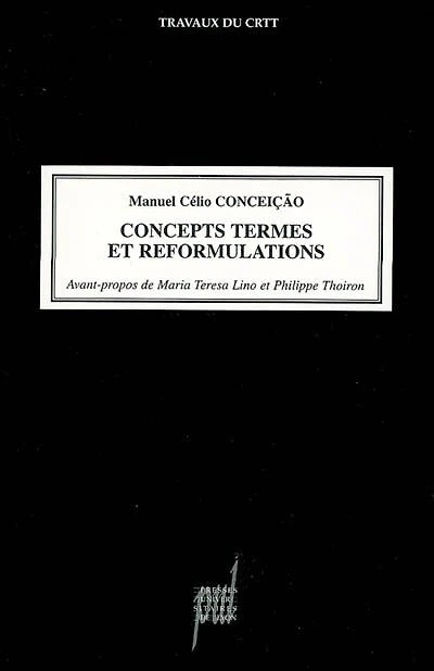 Concepts, termes et reformulations