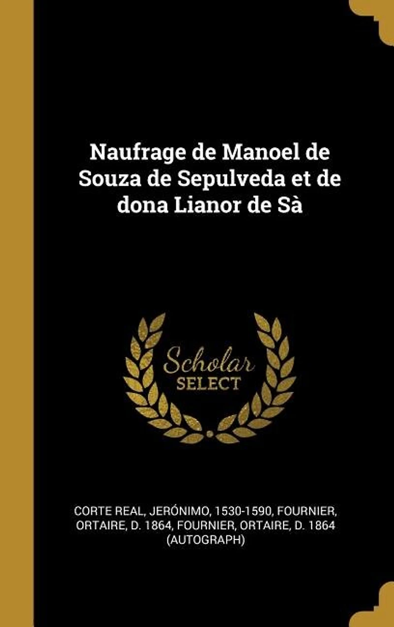 Naufrage de Manoel Souza Sepulveda et dona Lianor Sà