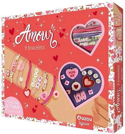 Mes jolis bijoux - Amour (9 bracelets)