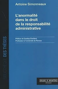 L'anormalité dans le droit de la responsabilité administrative