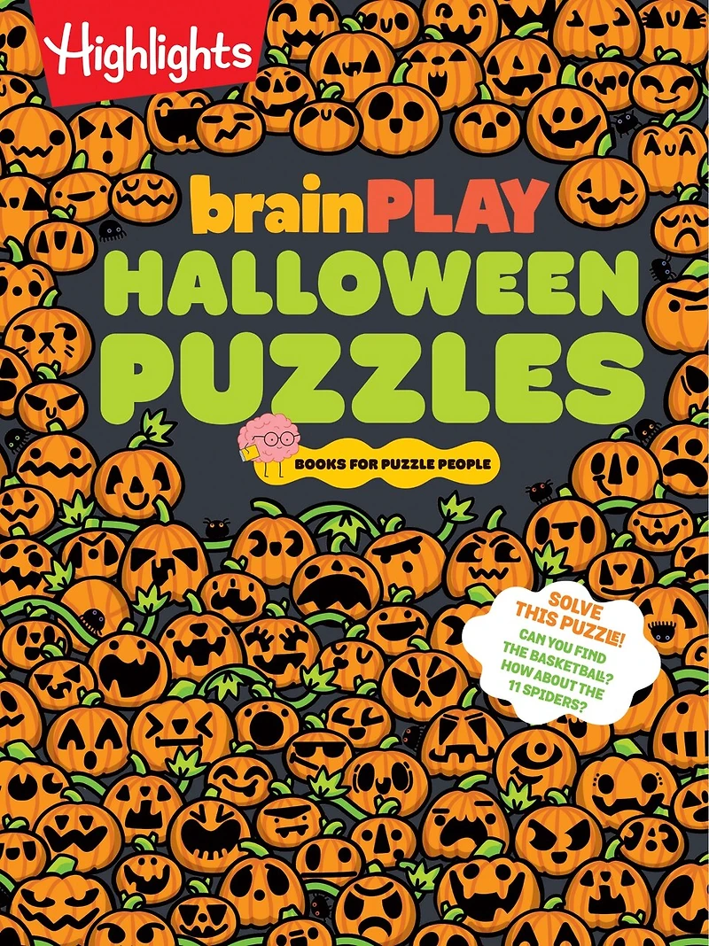 brainPLAY Halloween Puzzles: A Challenging Halloween Activity Book for Kids Ages 7 and Up with Over 200 Puzzles, Logic Games, Mazes and Hidden Pictures Puzzles for Spook-tacular Fun