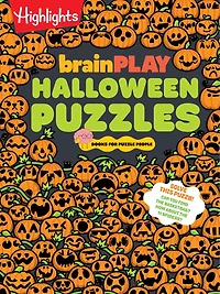 brainPLAY Halloween Puzzles: A Challenging Halloween Activity Book for Kids Ages 7 and Up with Over 200 Puzzles, Logic Games, Mazes and Hidden Pictures Puzzles for Spook-tacular Fun