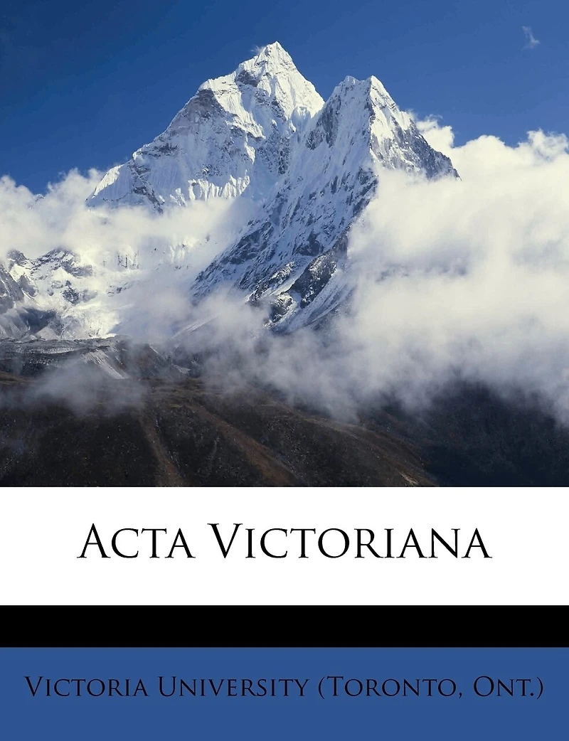 Acta Victorian, Volume 29