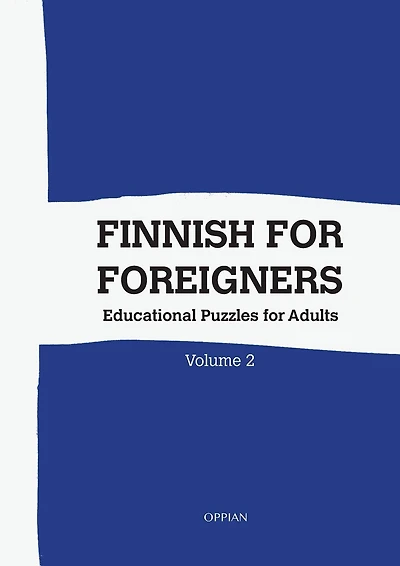 Finnish For Foreigners: Educational Puzzles for Adults Volume