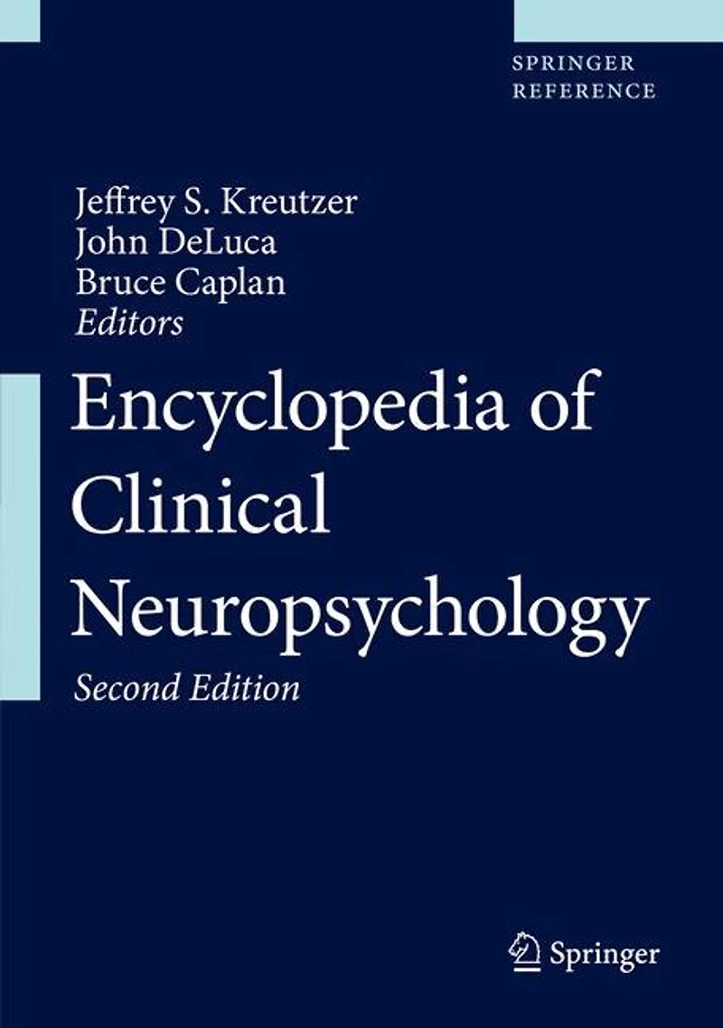 Encyclopedia Of Clinical Neuropsychology