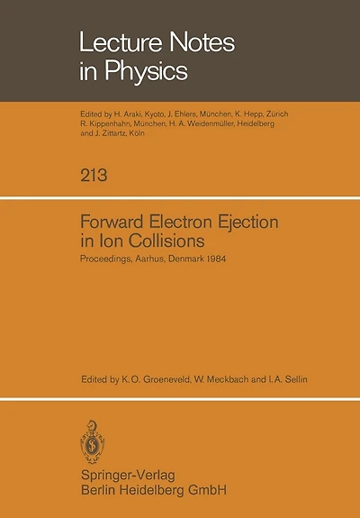 Forward Electron Ejection in Ion Collisions: Proceedings of a Symposium Held at the Physics Institute, University of Aarhus, Aarhus, Denmark, June 29-30, 1984