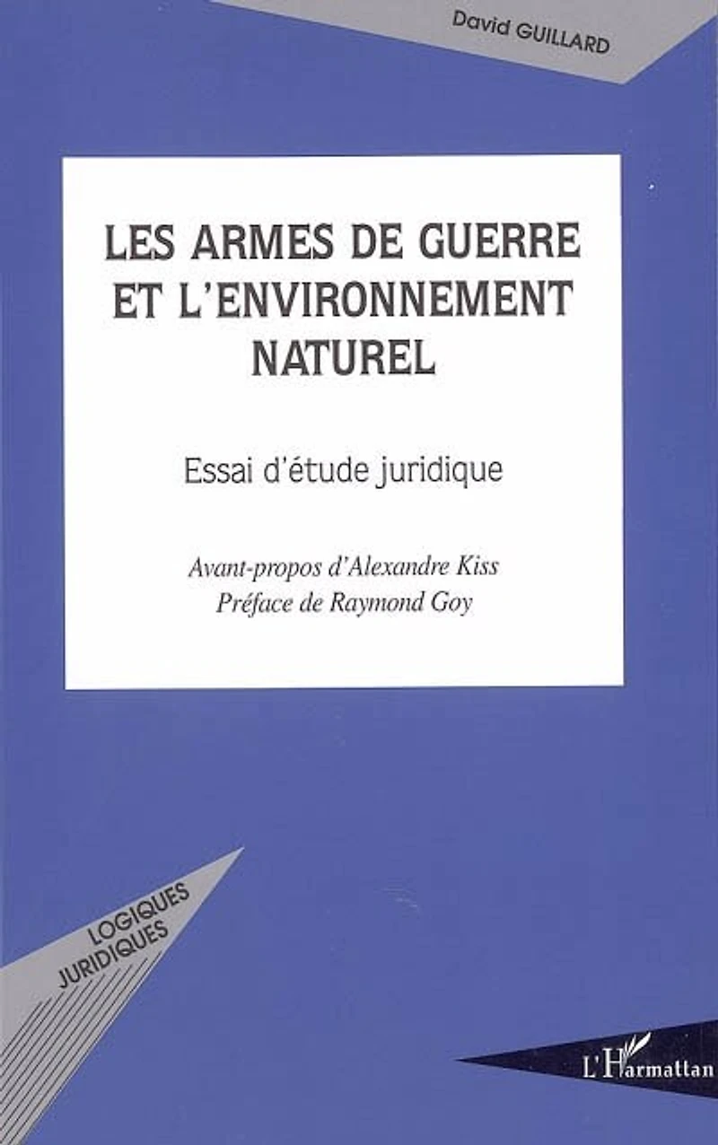 Armes de guerre et l'environnement natur
