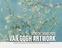 Van Gogh Artwork Desk Calendar 2025: A Monthly Planner For Your Goals, Notes, and To-Do List
