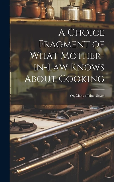 A Choice Fragment of What Mother-in-law Knows About Cooking; or